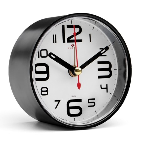 Clock - alarm clock "Classics", discrete move, 8 x 8 cm, aa-4