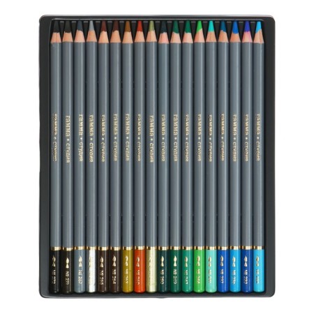Pencils Watercolor Gamma "Studio" 36 colors, barrier 3.8 mm, cardboard box, 110822_36-2