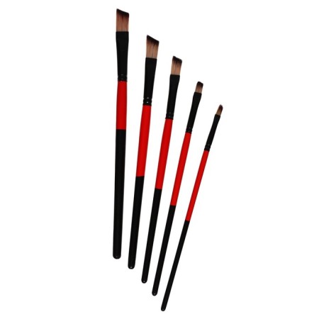 Set of brushes, nylon, flat, 5 pieces, mowed-1