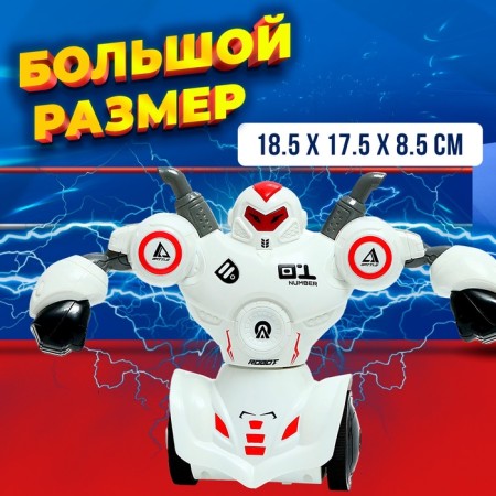 A set of robots on the Battle of Bots, light and sound effects-2