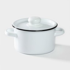Кастрюля, 1,5 л, металлическая крышка, индукция, цвет МИКС
