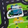 Magnetic designer "City movement", game field: 29 × 21 cm