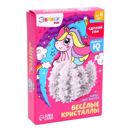 Set for growing the crystal “Experiments. Wonderful crystals ", unicorn-3