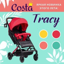 Walking stroller Farfello Costa Tracy, color Scarlet Red