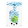 Gas column Ballu Gwh 10 Fiery Glass Lime, 20 kW, wall, white