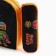 Baby plush backpack with the Penal "Robots", 24*24 cm, color orange color