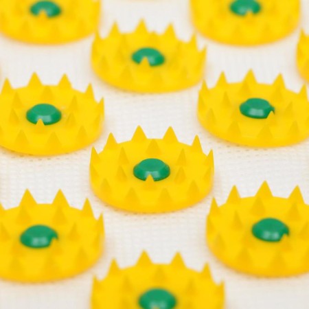 Kuznetsova applicator, 144 spines, spanbond, 26 x 56 cm, yellow.-2