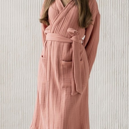 Shifu robe, size m, terracotta color-1