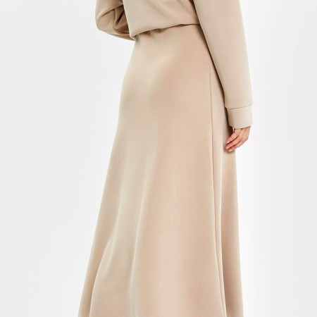 Female skirt, beige color, size 44 (s)-1