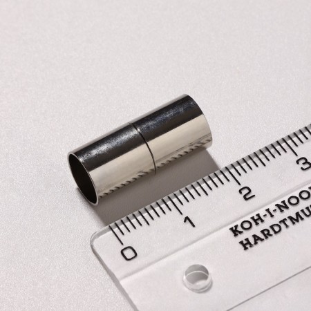 Magnetic lock castle, l = 20 mm, v.d = 8mm, (set 3pcs), silver color-3