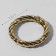 Karabin ring, wicker, d = 20/28, thickness - 4 mm, 5 pcs, color of gold