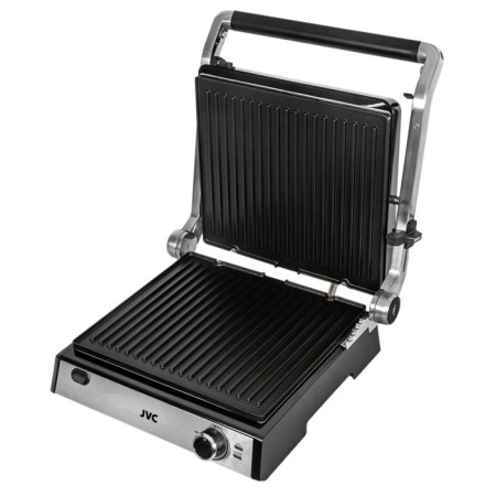 Grill JVC JK-GR306, electric, 2200 watts, anti-stick coating, silver-1