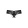 Panties-Schorts with a bow with access Softline Collection, lace, black color, size M/l