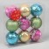 Set of balls plastic D-5.5 cm, 9 pcs "Festival" MIX