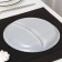 Disposable plate, d = 20.5 cm, 2-section, white color