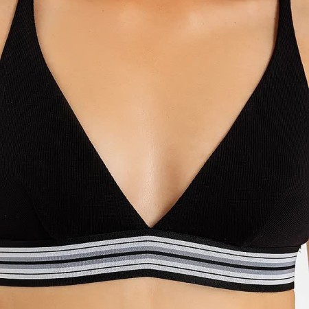 Women's bra, black color, size 80V-3