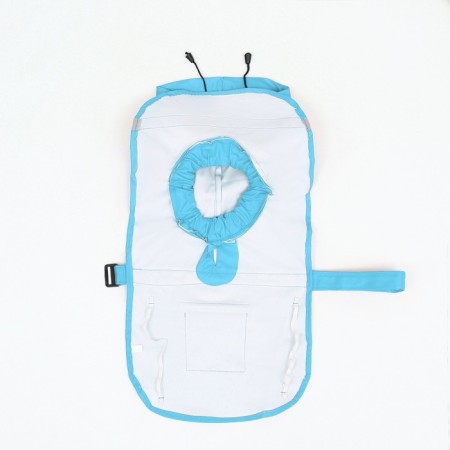 Dog raincoat, size XS (DS 15-20, OG 17-22, Osh 13-17 cm), blue-9