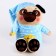 Soft toy "Bonya", in pajamas