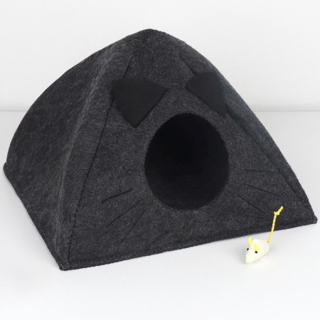 Set of animals house from felt "Darling", with a toy-3