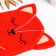 Baby washcloth for bathing "Fox", mittens, from Mahra
