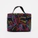 Cosmetic bag with lightning, black color