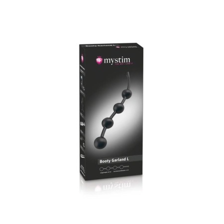 MYSTIM GARLAND ANAL Chain Booty L, anal (Impulse source is acquired separately)-4