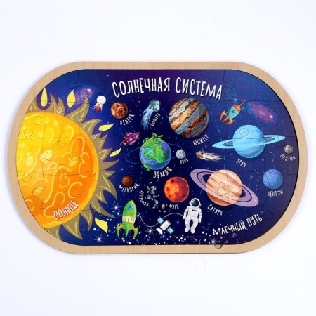 Wooden puzzle "Solar system"-1