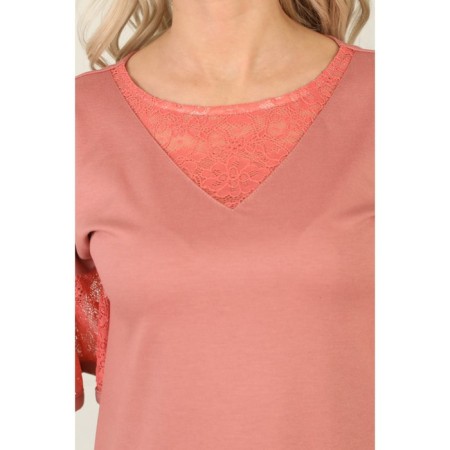 Female dress, size 50, peach color-2