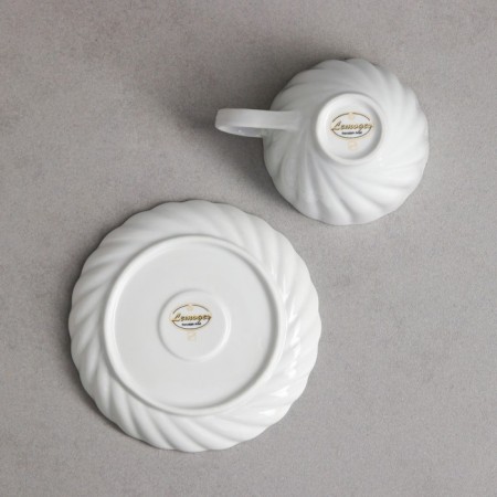 Tea set "Carmen", 12 items, 6 cups 200 ml, porcelain, Iran-2