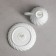 Tea set "Carmen", 12 items, 6 cups 200 ml, porcelain, Iran