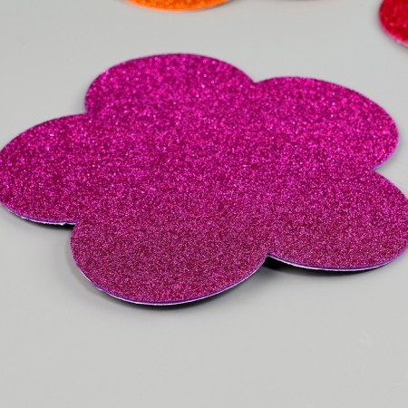 Set of stickers from EVA "Flower", 6 pcs., Mix color-1