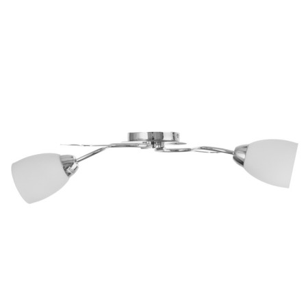 Jil chandelier 2x60W E27 chrome 54x25x22cm-6