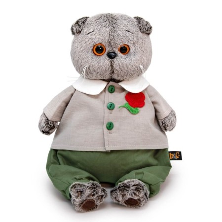 Soft toy "Basik complete with a flower", 30 cm