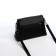 Bag Cross-Bodi with a zipper, black color