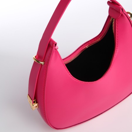 Bag Women's Baget with a zipper, pink color-6