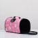 Bag - carrying for animals "flowers", pink, size m, 40 x 21 x 27 cm
