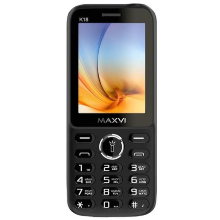 Cell phone MAXVI K18, 2.4 ", TFT, 1.3MP, Microsd, 2SIM, 800 mACH, Black