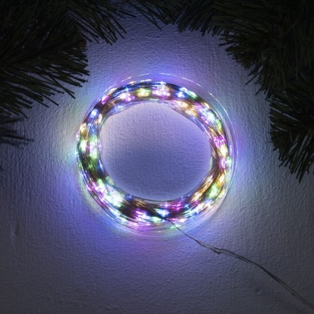Garland “thread” 50 m dew, IP44, silver thread, 500 LED, glow of multi, 8 modes, 31 V