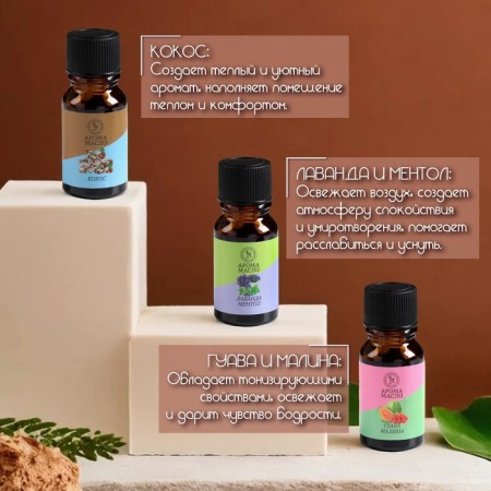 Aromaticoma, set (6 in 1), 10 ml "Wealth of aroma" No. 1-7