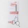 Filtering scissors with emphasis, blade - 5.5 cm, silver color