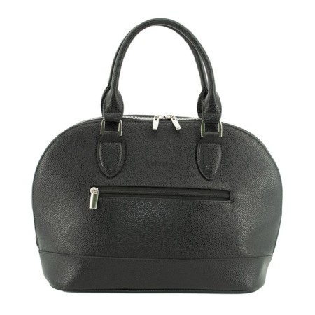 Bag women, genuine leather, black 33x12x27 cm-1