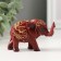 Souvenir Polystone "Elephant in the Golden Popone" 5x6.5x2.5 cm