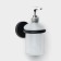 Dispenser for liquid soap stalls Stölz Loft Basic, black color
