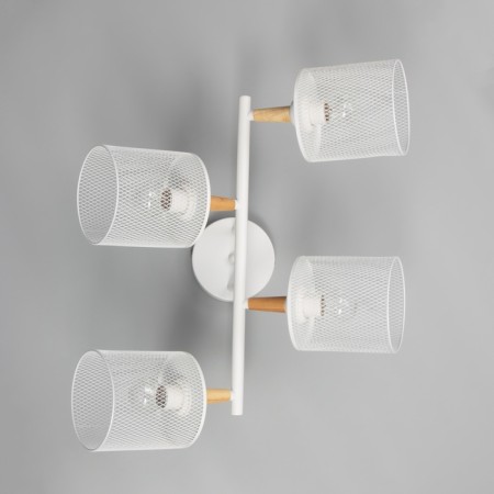 Rinas chandelier 4he27 40w is white 48x42x32 cm-3