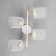 Rinas chandelier 4he27 40w is white 48x42x32 cm