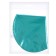 Foil ball 9 "Biscay Green", mini-heart, without a valve, a set of 5 pcs.