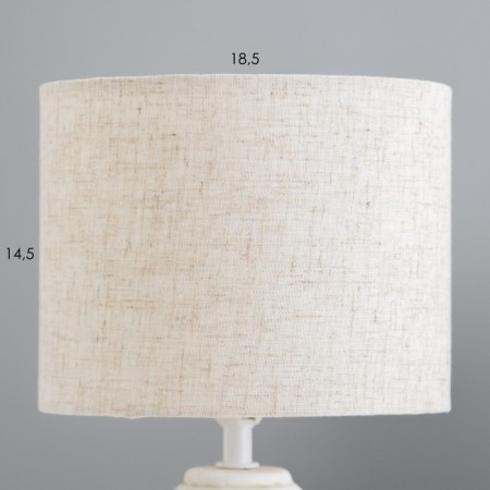 ASNI Table lamp E14 40W white-gray 19x19x32 cm Risalux 9780913-2