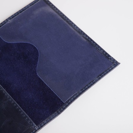Cover for passport, blue color-6