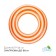 Circle for swimming 70 cm, white/orange color