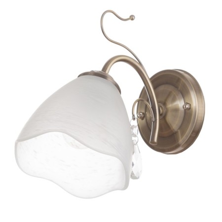 Sconces "Rose" 1x40W E27 Antique bronze 25x13x23cm